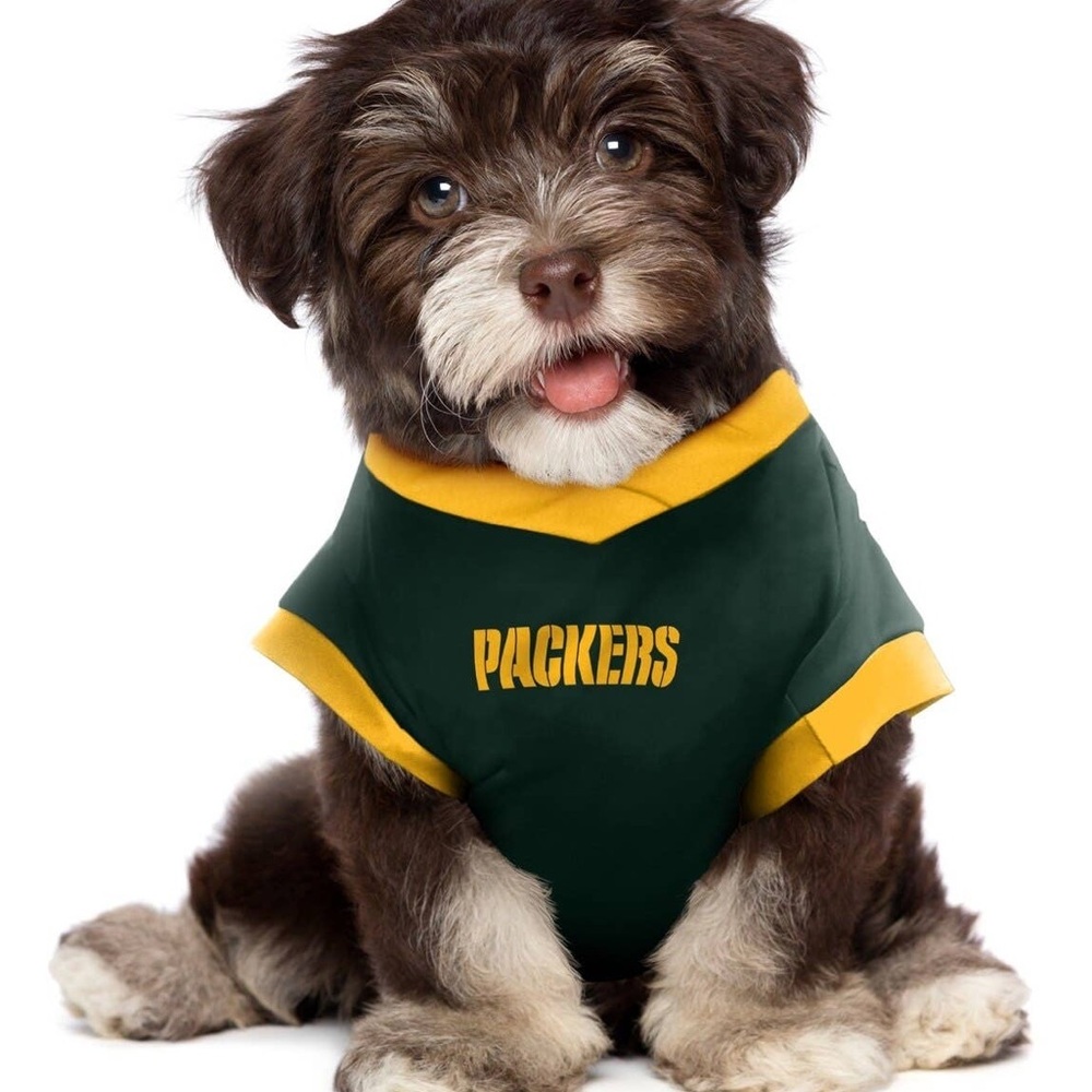 Haute Hippie Green and Gold Dog Shirt